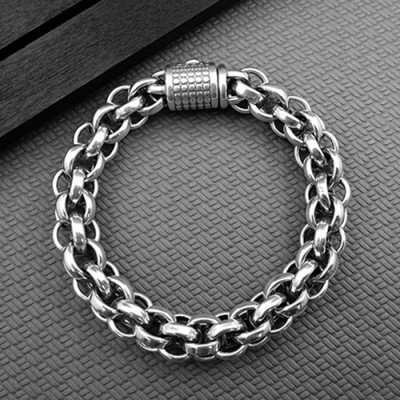 Men's Sterling Silver Bold Link Chain Bracelet