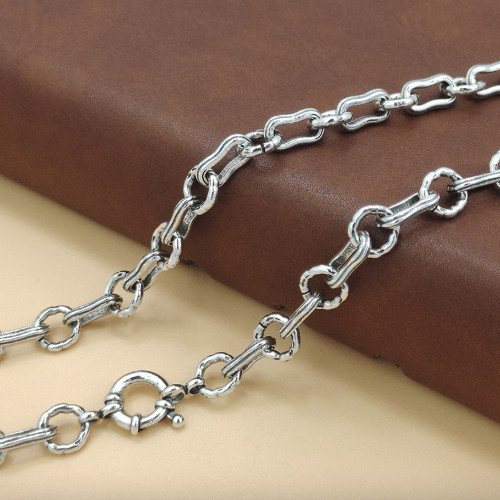 5 mm Men's Sterling Silver Links Chain 22"