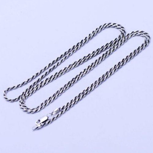 1.3 mm Sterling Silver Rope Chain 18"-30"
