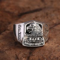 Men's Sterling Silver Airborne Ring