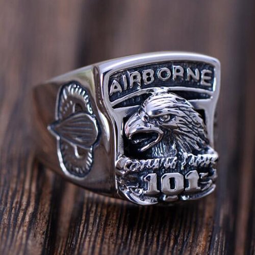 mengsel ozon Aan Men's Sterling Silver Airborne Ring - Jewelry1000.com