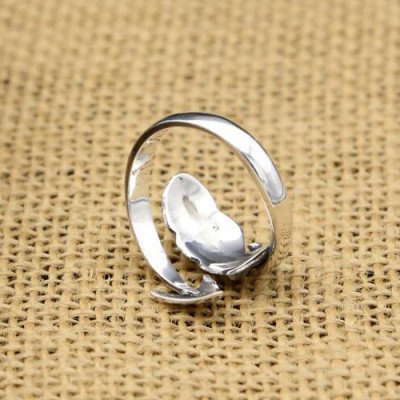 Men's Sterling Silver Feather Arrow Wrap Ring