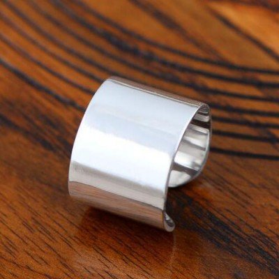 Sterling Silver Plain Wrap Ring