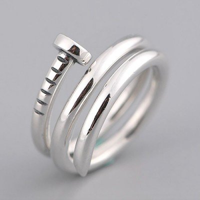 Sterling Silver Nail Wrap Ring