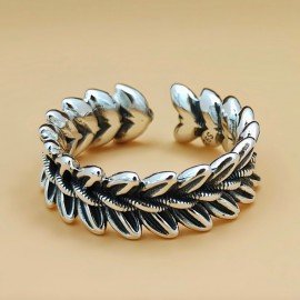 Women’s Sterling Silver Olive Wreath Wrap Ring