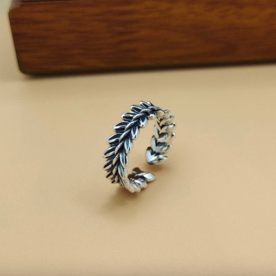 Women’s Sterling Silver Olive Wreath Wrap Ring